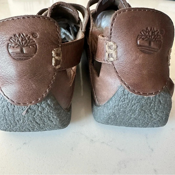 Timberland Smart Comfort Systems Brown Leather shoes Size: 9.5 - Picture 3 of 4